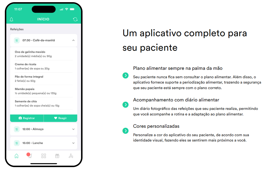 App WebDiet para Pacientes