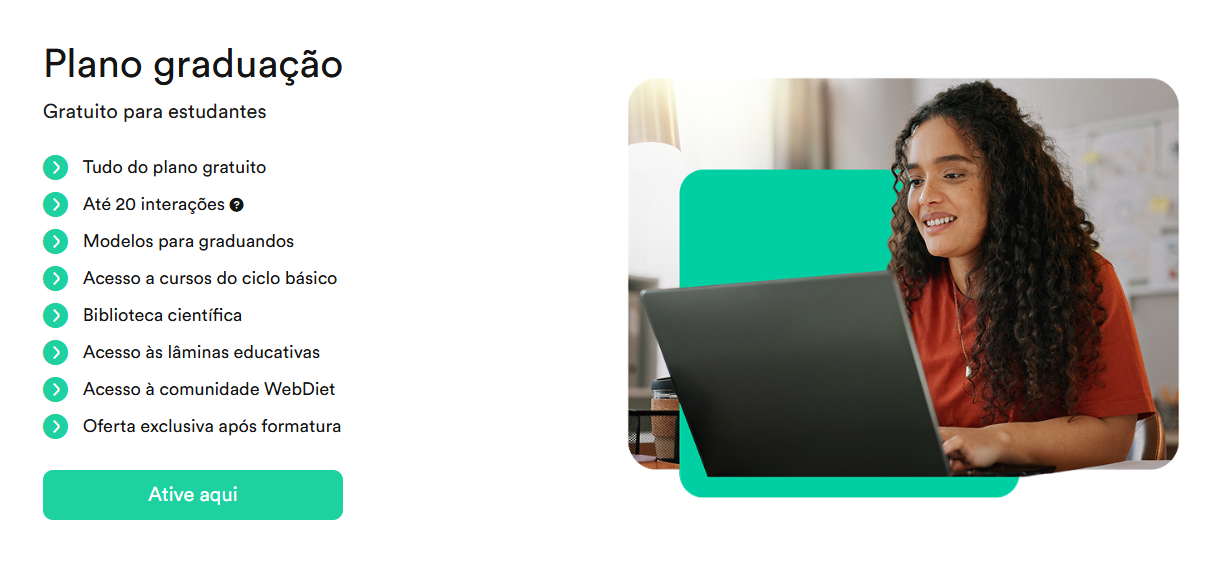 Plano Pós-Graduação WebDiet